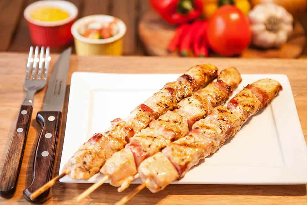 Espetinho Caipira de Peito