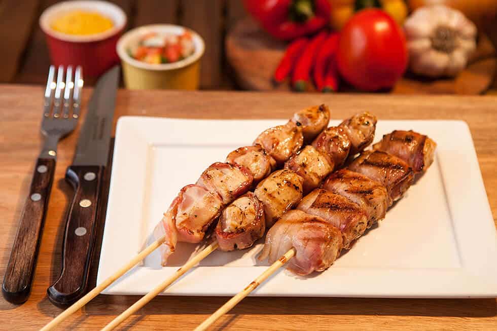 Espetinho de Medalhão de Frango