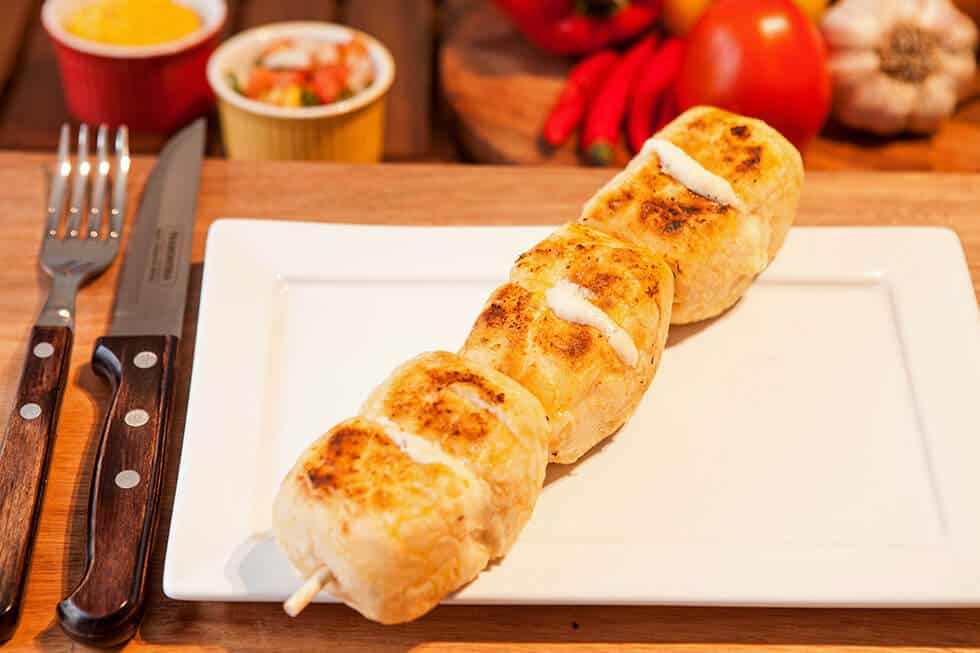 Espetinho de Pão de Alho
