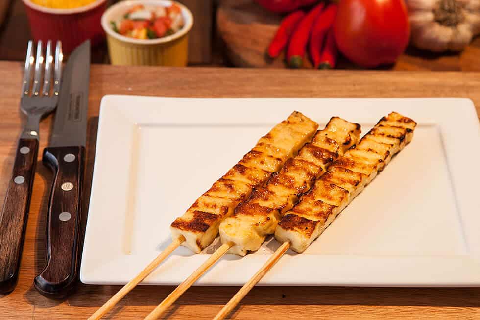 Espetinho de Queijo Coalho