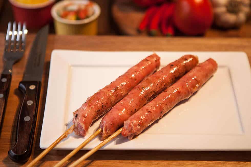 Espetinho de Linguiça Toscana