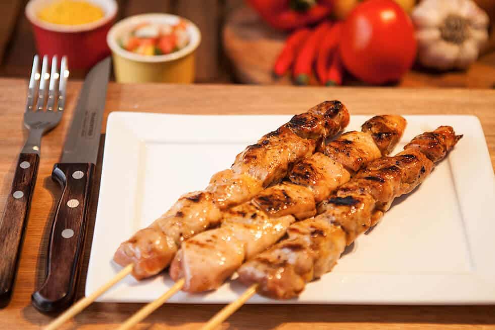 Espetinho de Frango Coxa